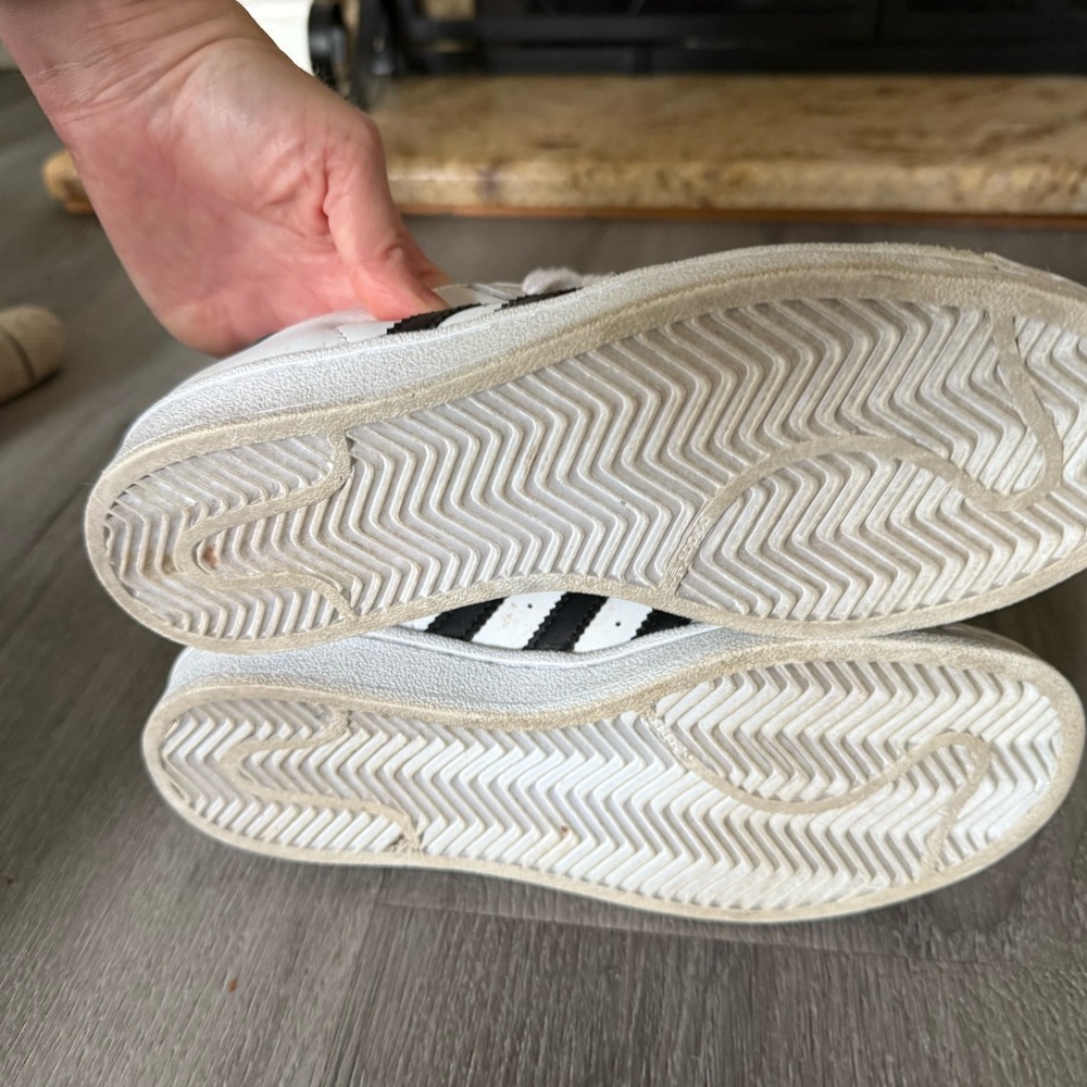 Adidas Superstar White with Black Stripes - Picture 7 of 8
